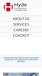 Mobile Screenshot of hyde-ec.com